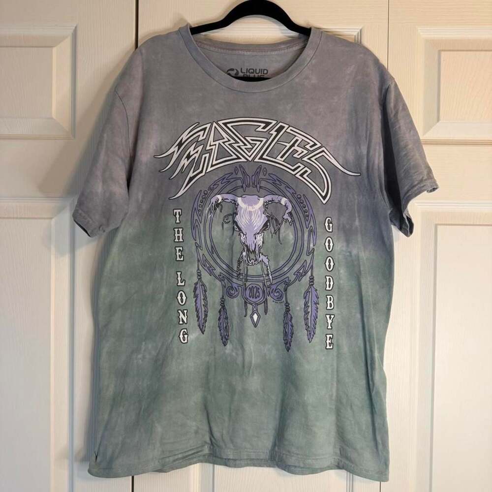 Liquid Blue Eagles The Long Goodbye 2025 Tour T-Shirt